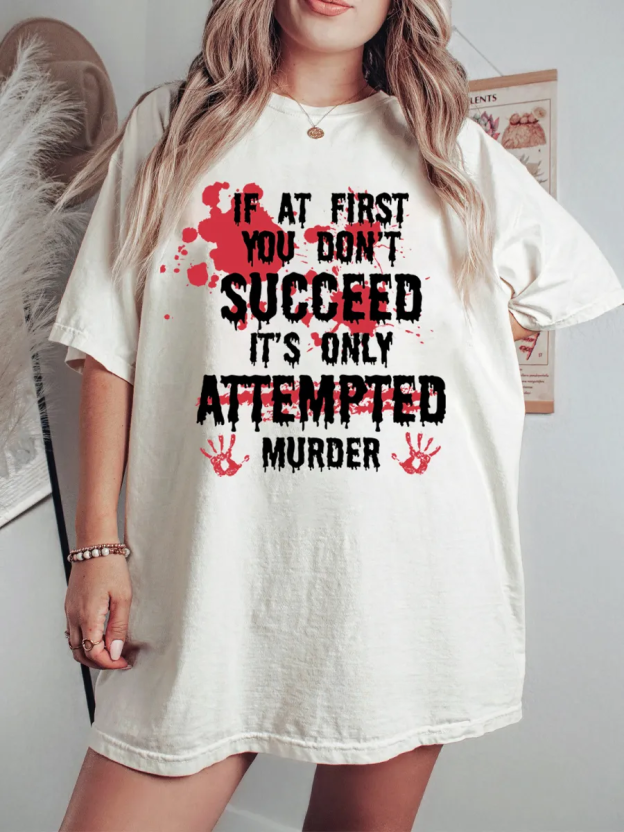 Vintage If At First You Don'T Tee