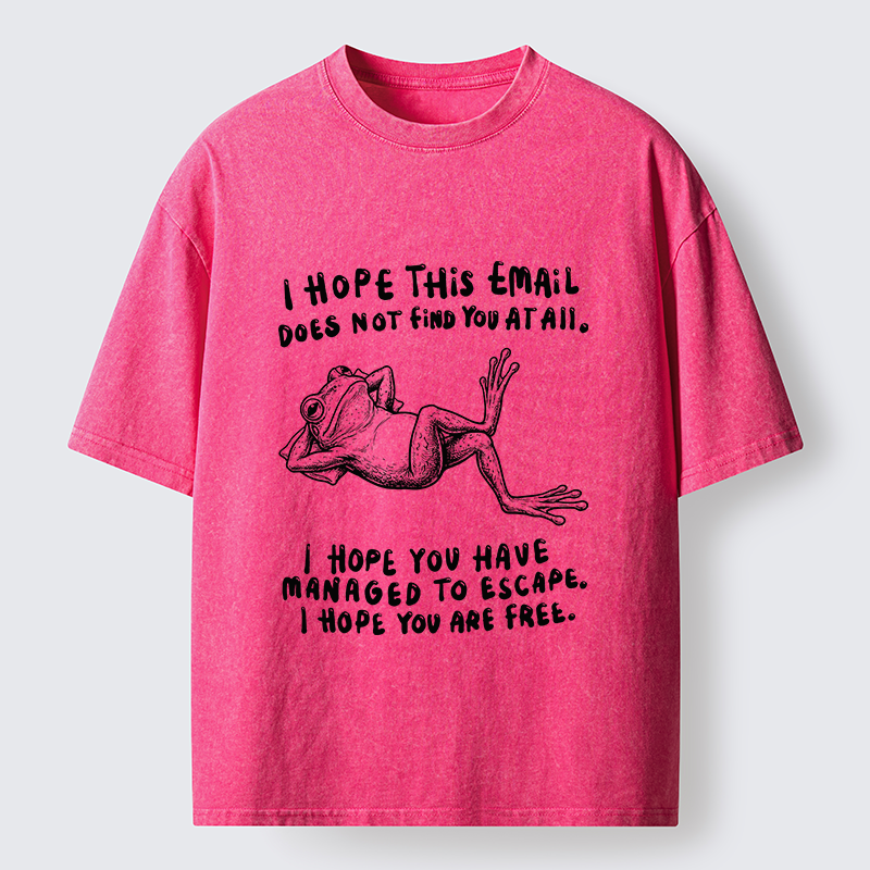 Unisex I Hope You Can Be Free Washed T-Shirt