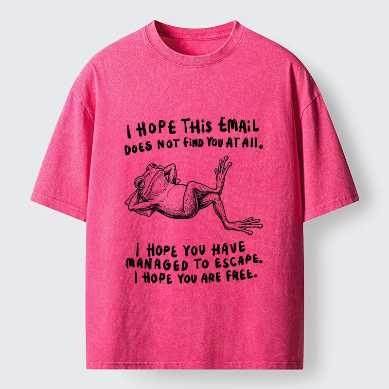 Unisex I Hope You Can Be Free Washed T-Shirt