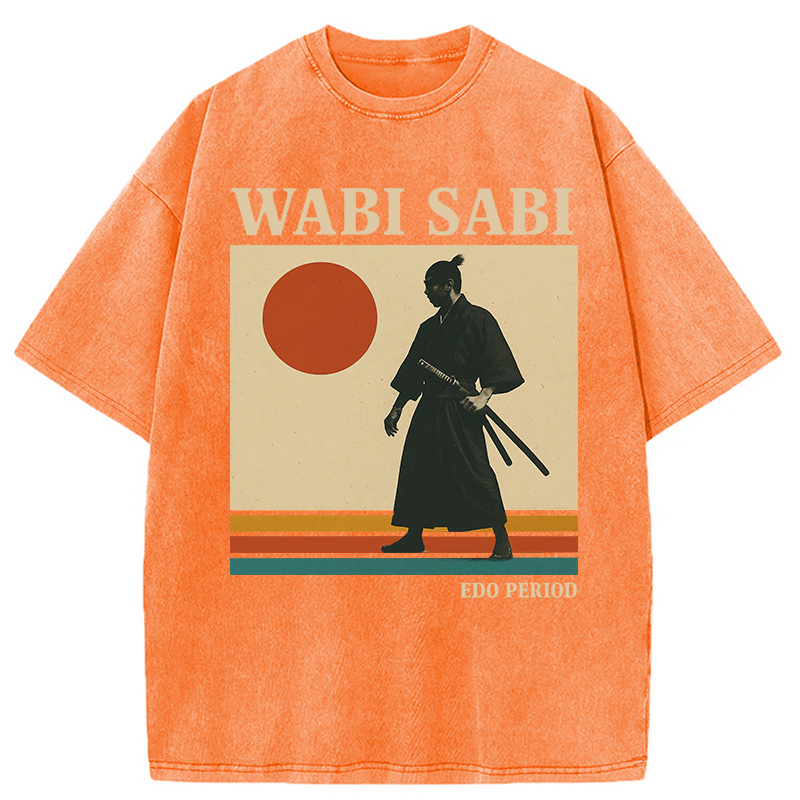 Wabi Sabi Samurai Washed T-Shirt