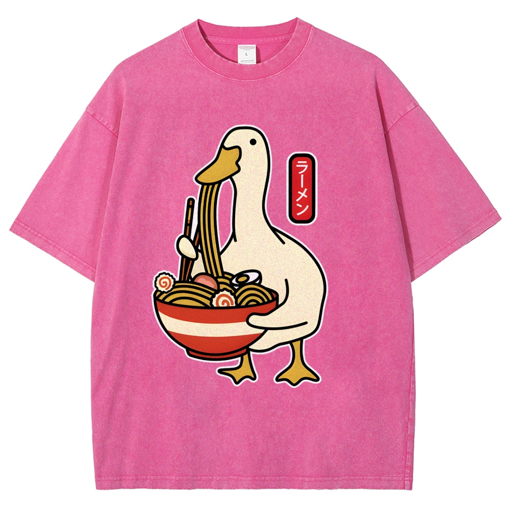 Ramen Lover Goose Washed T-Shirt