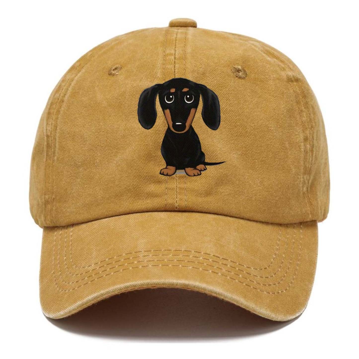 Retro Dachshund Classic Cap