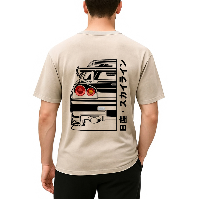 Nissan Skyline GTR R34 Back Washed T-Shirt