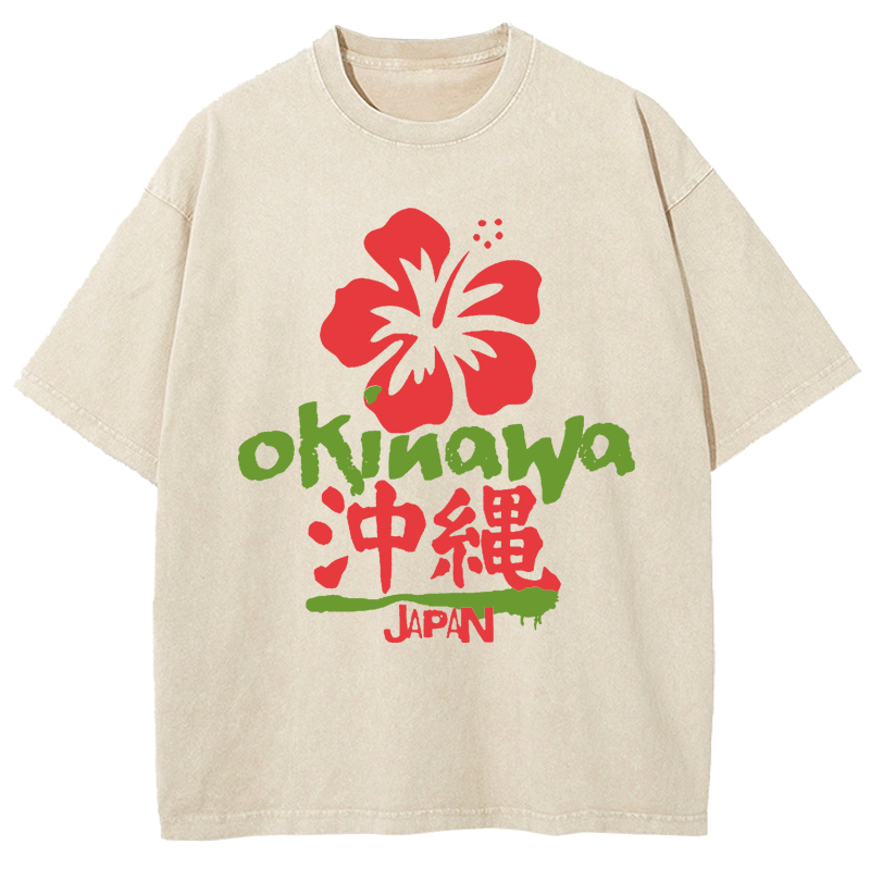  Okinawa JP Washed T-Shirt