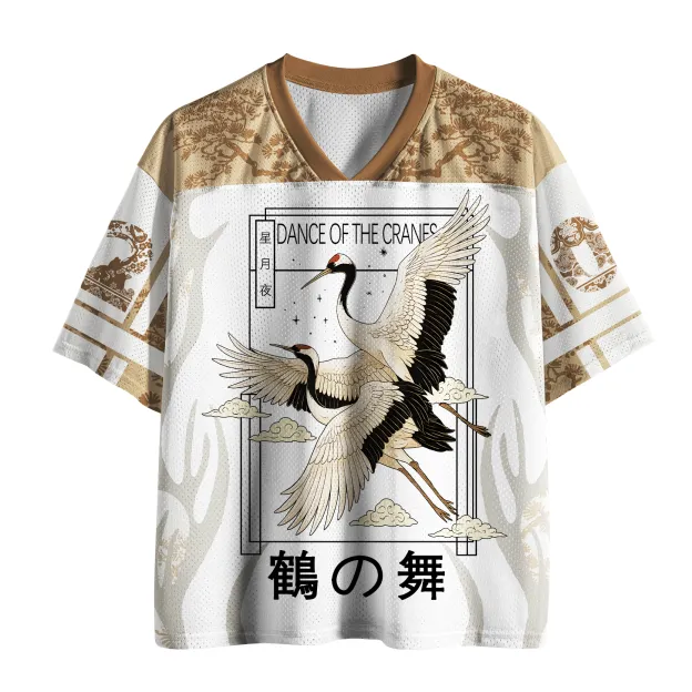 Ancient Pines & Cranes Jersey Shirts