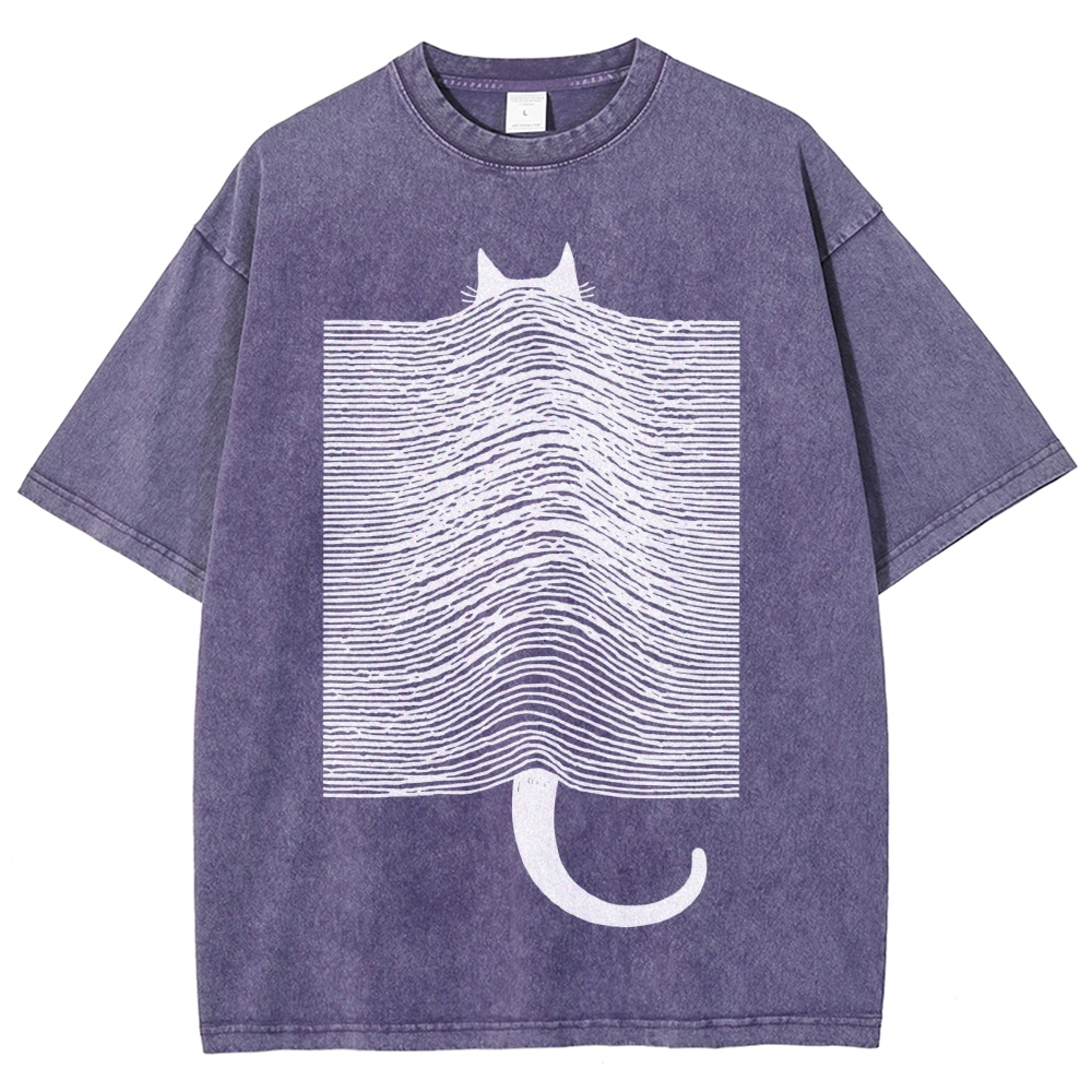 Cat Division Washed T-Shirt