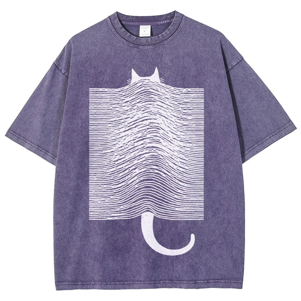 Cat Division Washed T-Shirt