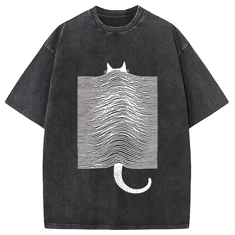 Cat Division Washed T-Shirt