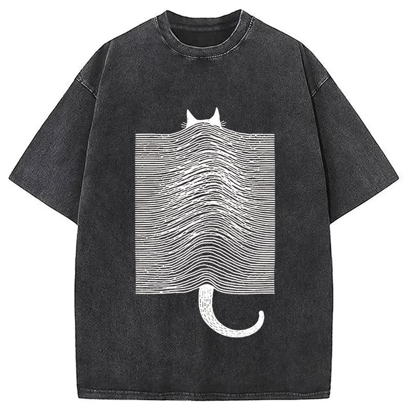 Cat Division Washed T-Shirt