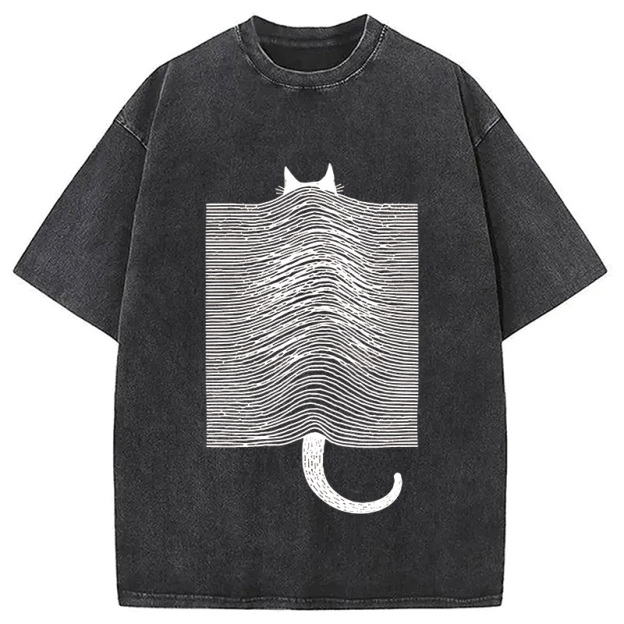 Cat Division Washed T-Shirt