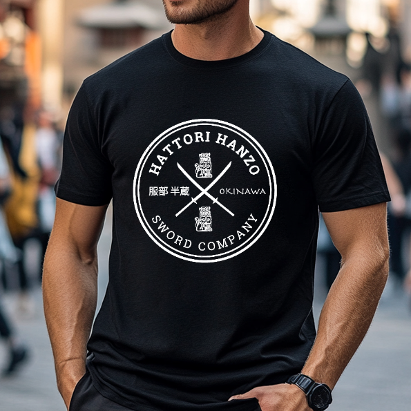 Hattori Hanzo Komainu Okinawa Sword Company Japanese Style Classic Tee