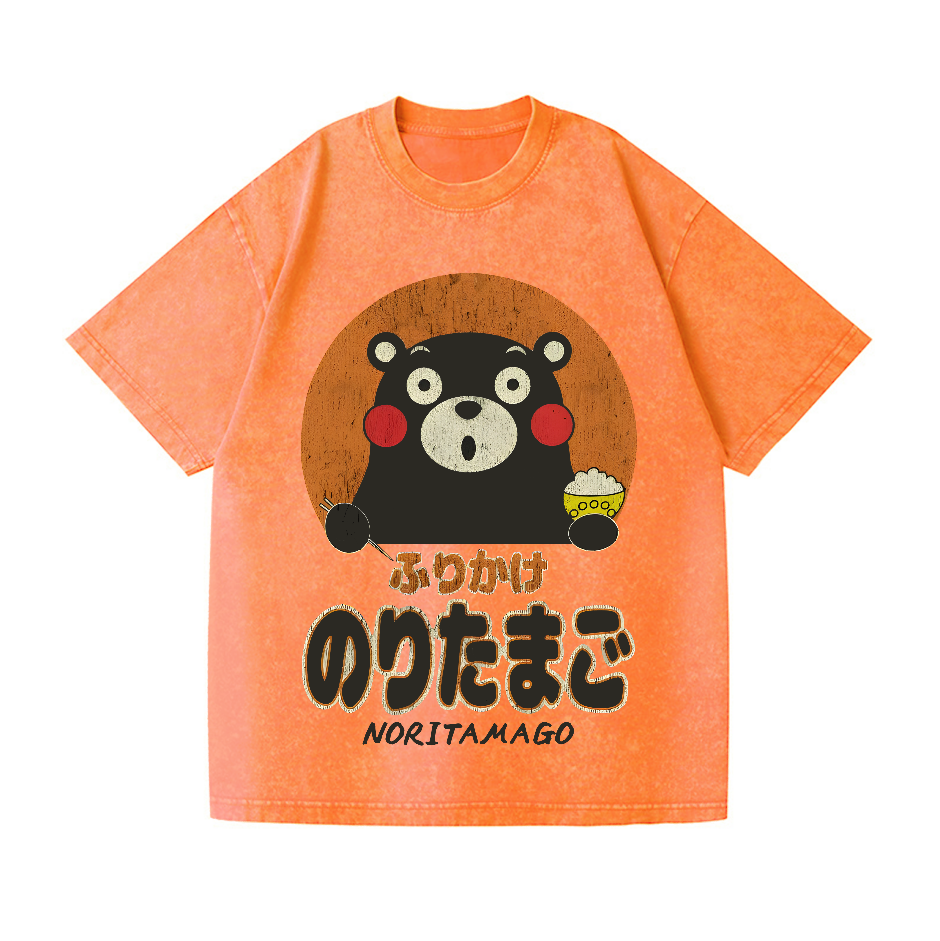 Kumamon Vintage Wash Japanese Design T-Shirt