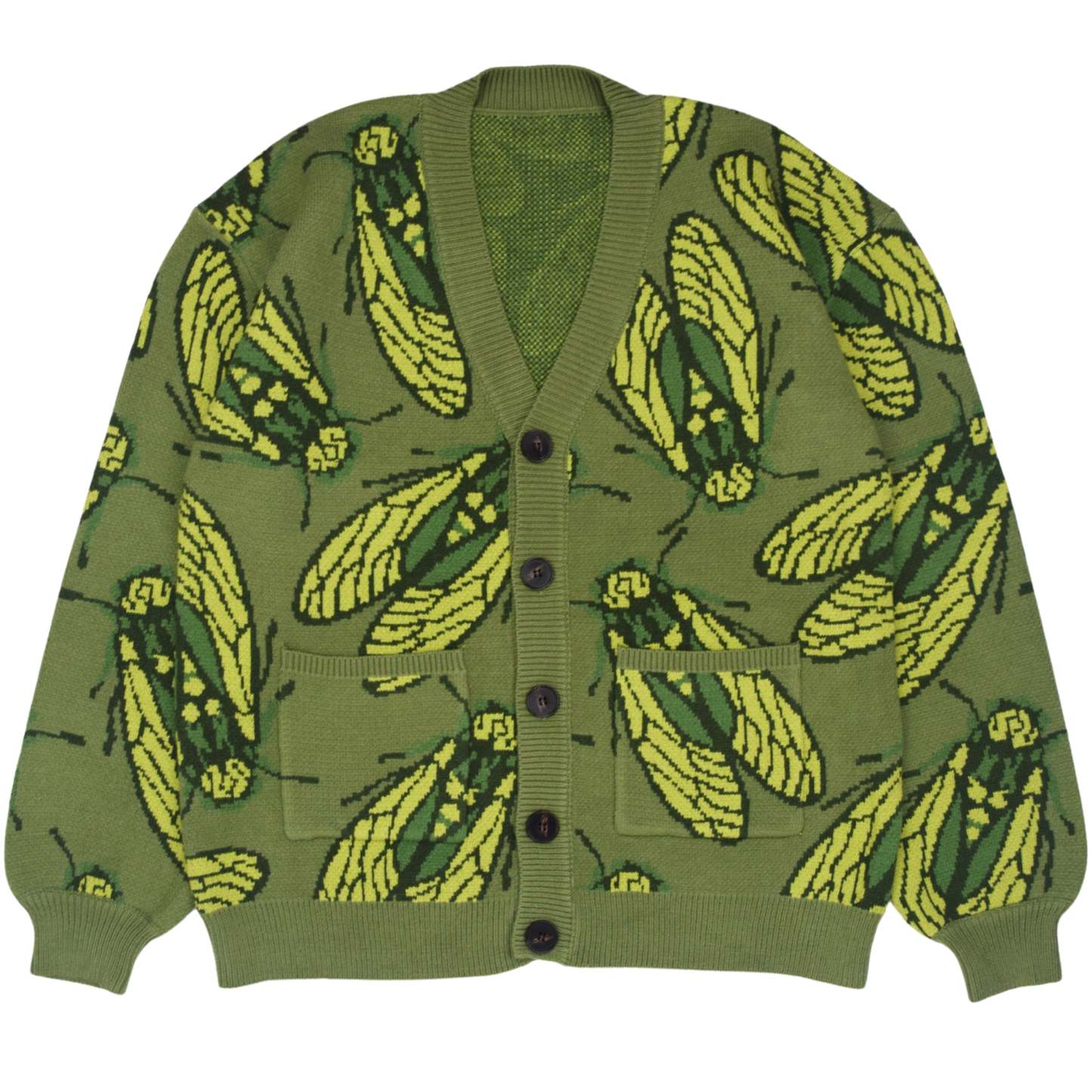 Unisex Cicada Ugly Cardigan Sweater