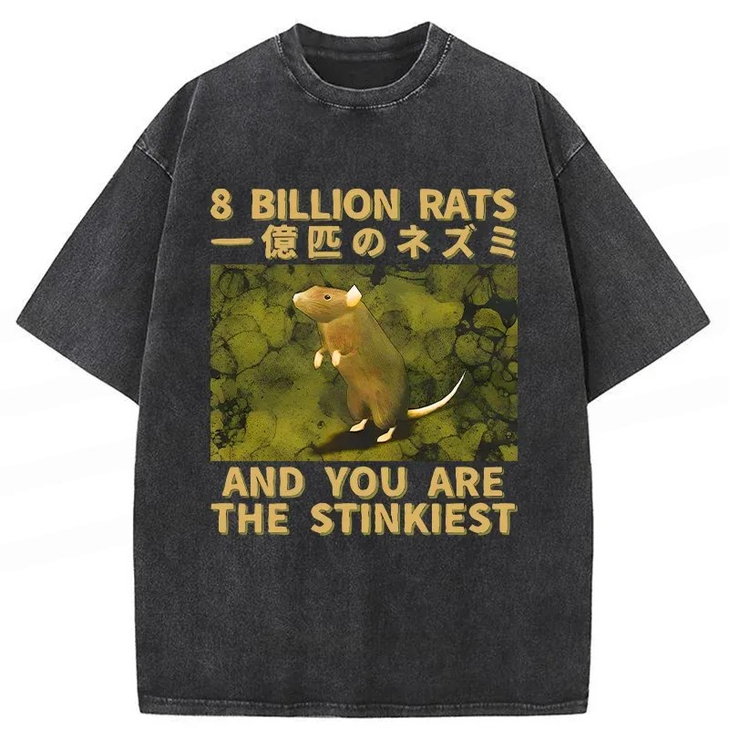 Smelliest Rat Washed T-Shirt