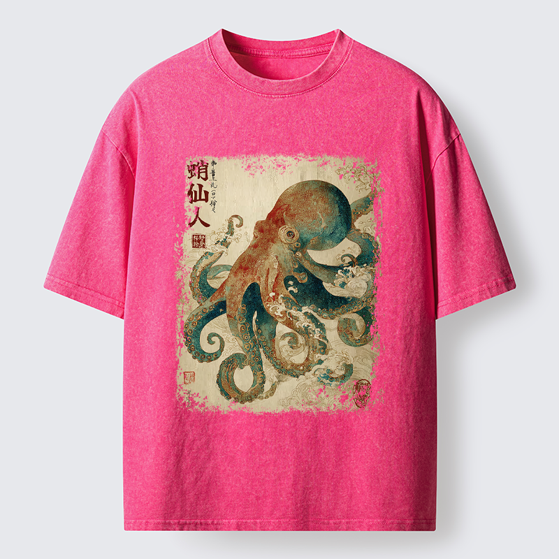 Unisex Tentacles of Wisdom Washed T-Shirt