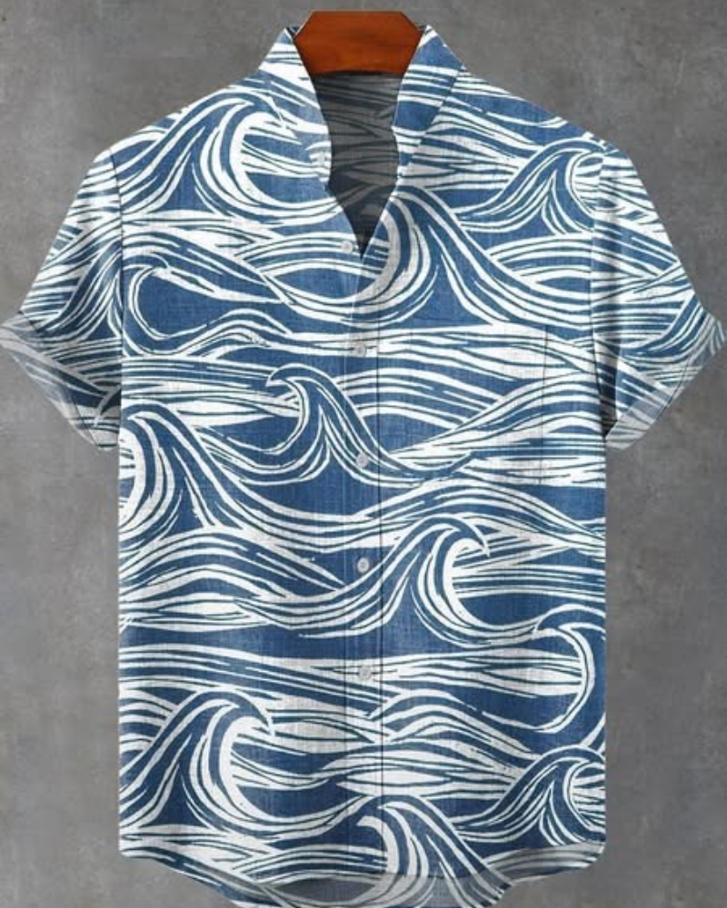 Tokyo-Tiger Japanese Bamboo Hawaiian Shirt