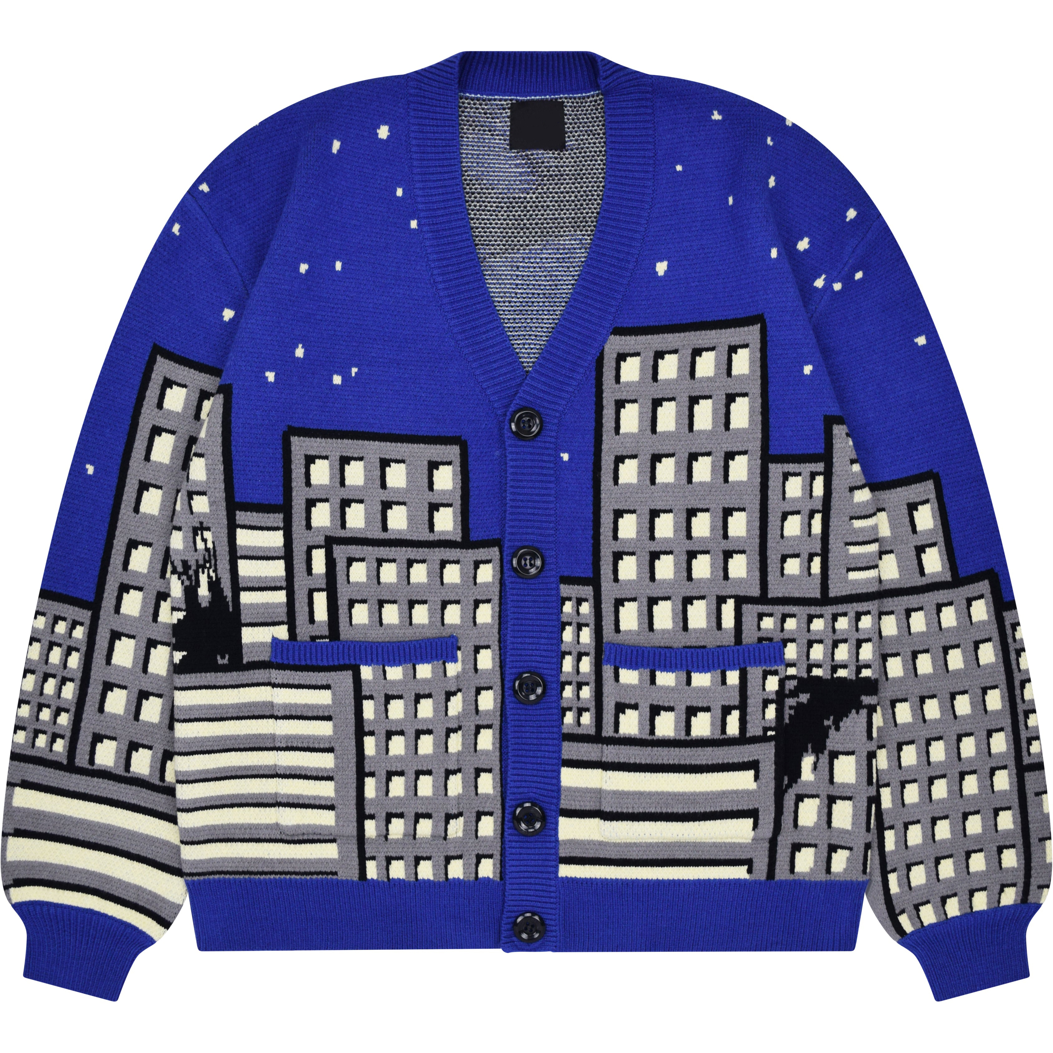 Unisex Godzilla Ugly Cardigan Sweater