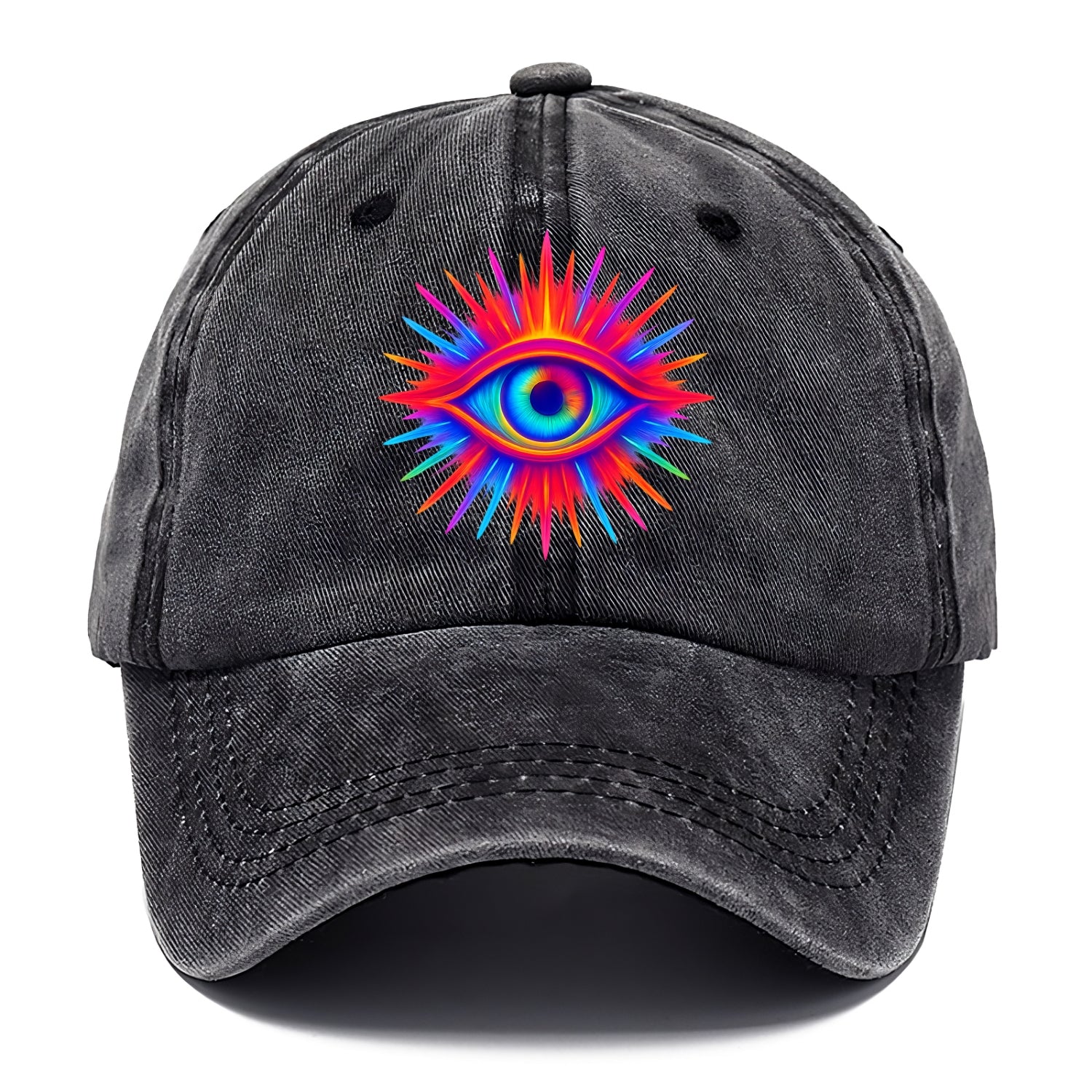 Rainbow Third Eye - Prismatic eye radiat Classic Cap