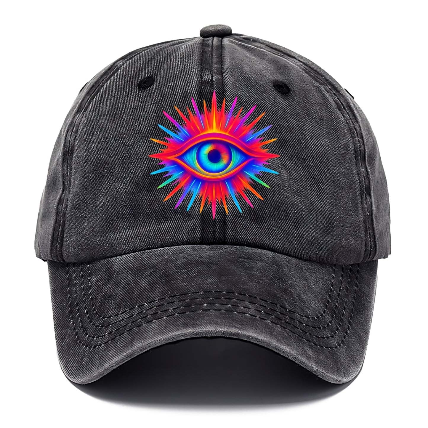 Rainbow Third Eye - Prismatic eye radiat Classic Cap