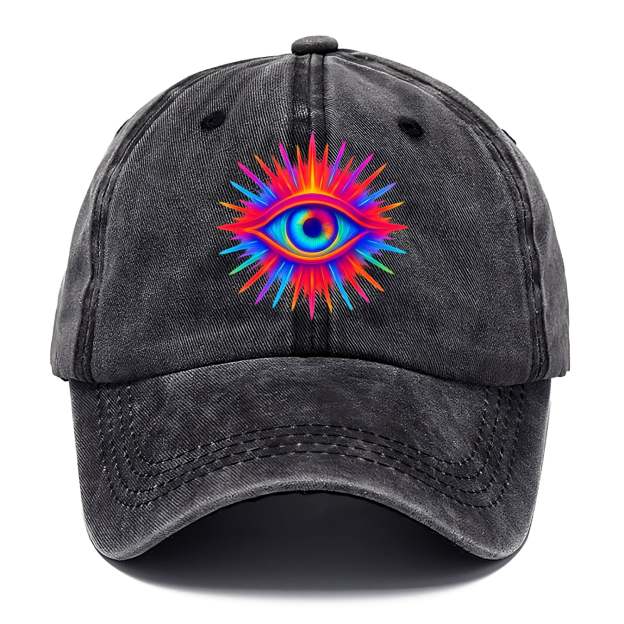 Rainbow Third Eye - Prismatic eye radiat Classic Cap