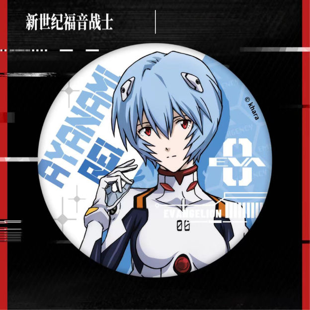 Neon Genesis Evangelion Peripherals Eva Ayanami Zero Asuka Ikari Shinji Standby Preparation Series Badges