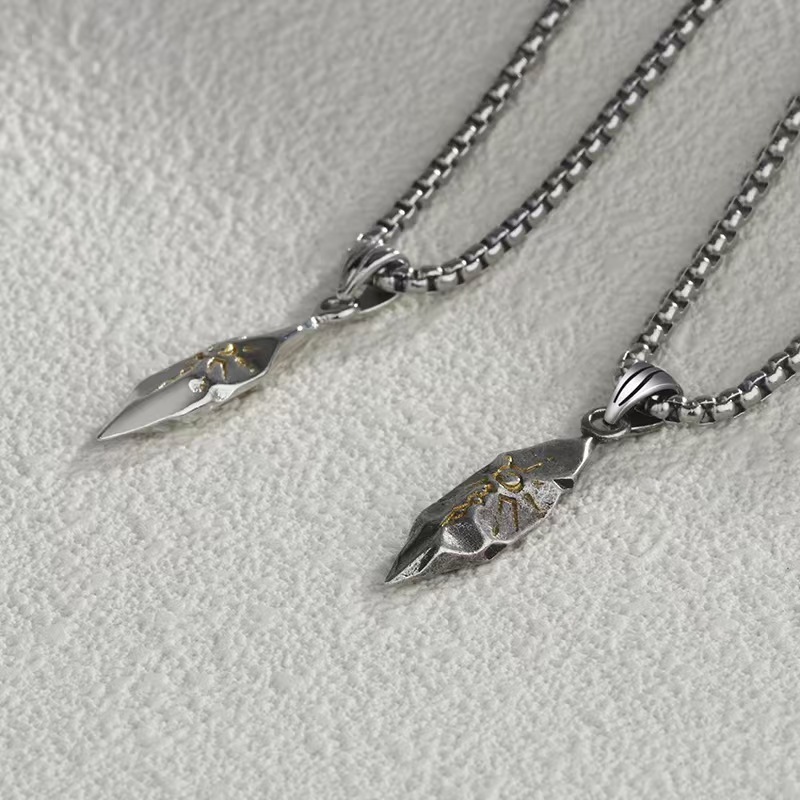 Retro Wishing Stone Necklace