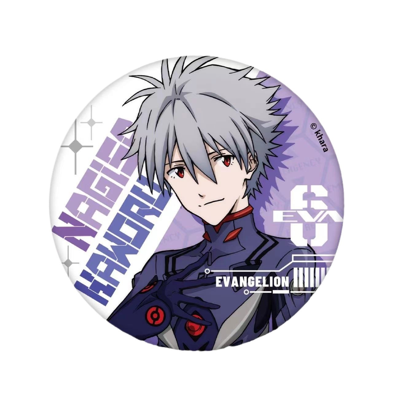 Neon Genesis Evangelion Peripherals Eva Ayanami Zero Asuka Ikari Shinji Standby Preparation Series Badges