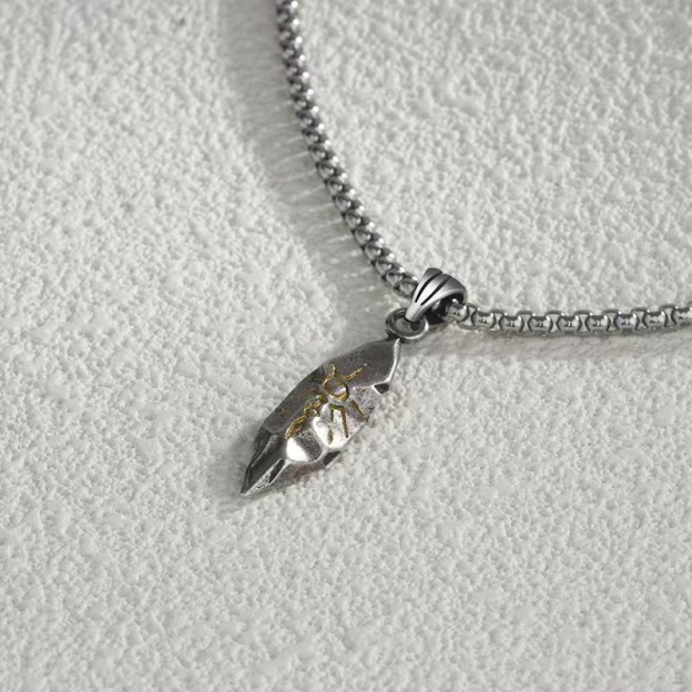Retro Wishing Stone Necklace