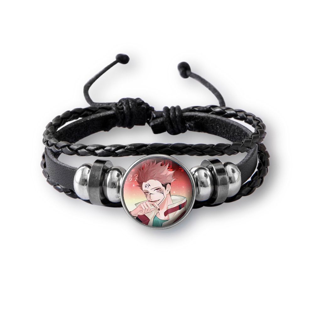 Jujutsu Kaisen Jujutsu Kaisen Time Gemstone Multi-Layer Braided Bracelet Adjustable Bracelet