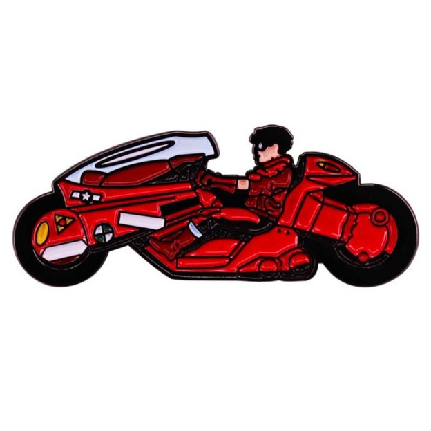 Akira Akira Brooch Shotaro Kaneda Motorcycle Cartoon Animation Pin Alloy Paint Badge Accessories
