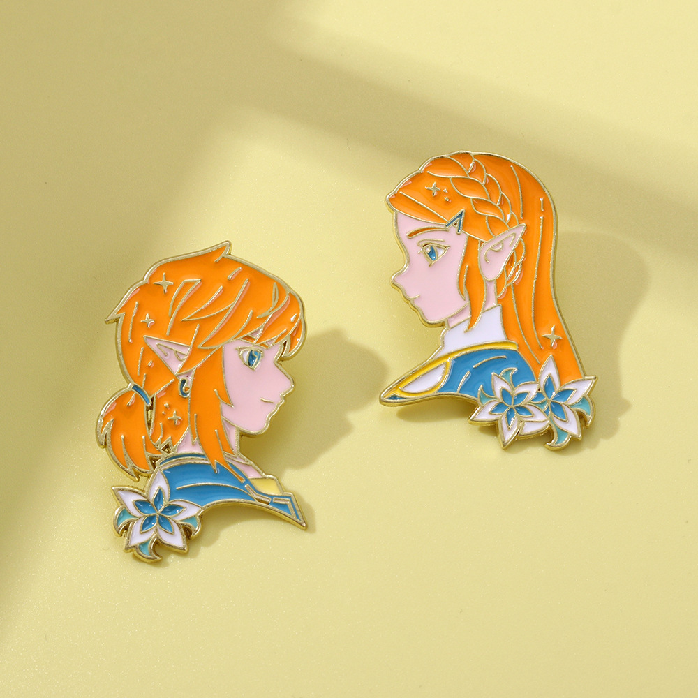 The Legend of Zelda Metal Enamel Pin Brooch Bag Charm Gift for Friends