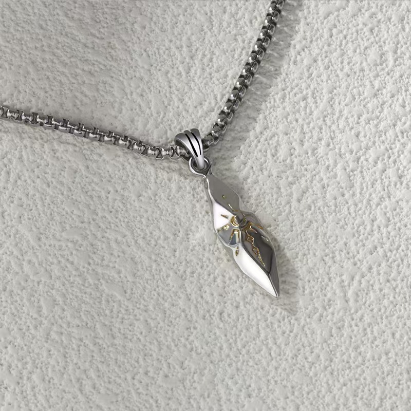 Retro Wishing Stone Necklace