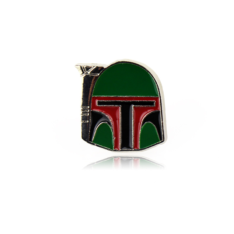 Star Wars The Force Awakens BB8 Robot Samurai Brooch Badge