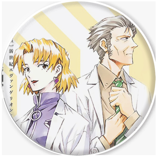 Eva Neon Genesis Evangelion Love Tibetan Edition Badge Tinplate Mirror Keychain Pendant Accessories Peripheral