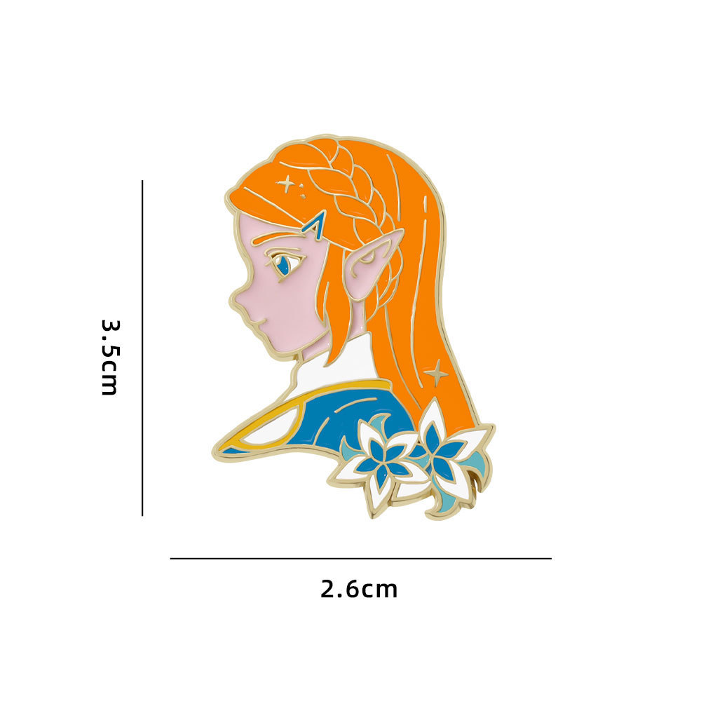 The Legend of Zelda Metal Enamel Pin Brooch Bag Charm Gift for Friends