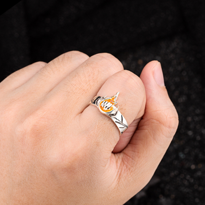 Chiba Taiyin Animation Spell Return Ring Gojo Satoru Black Megumi Tiger Stick Kizaki Wild Rose Peripheral Open Ring