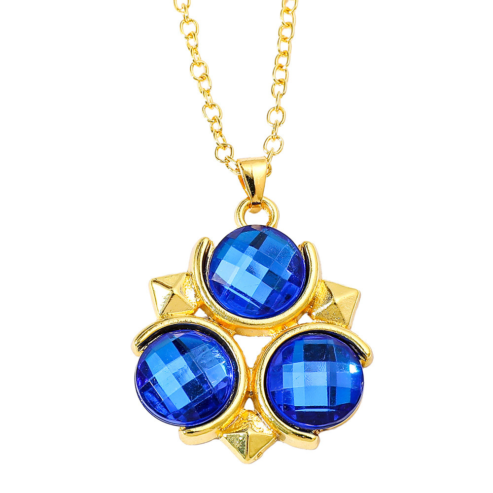 The Legend of Zelda Rhinestone Metal Pendant Necklace Game Jewelry