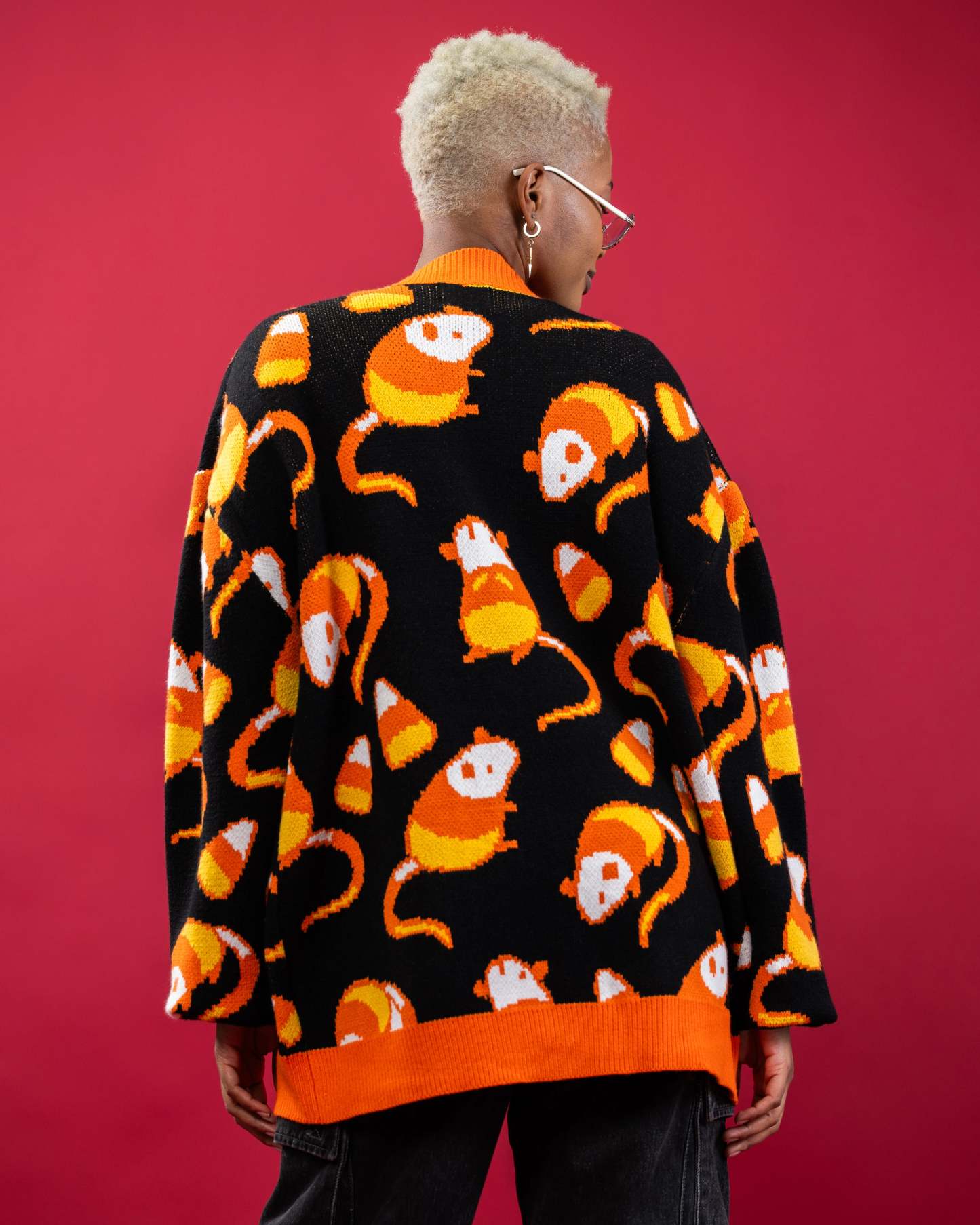 Unisex Candy Ugly Cardigan Sweater