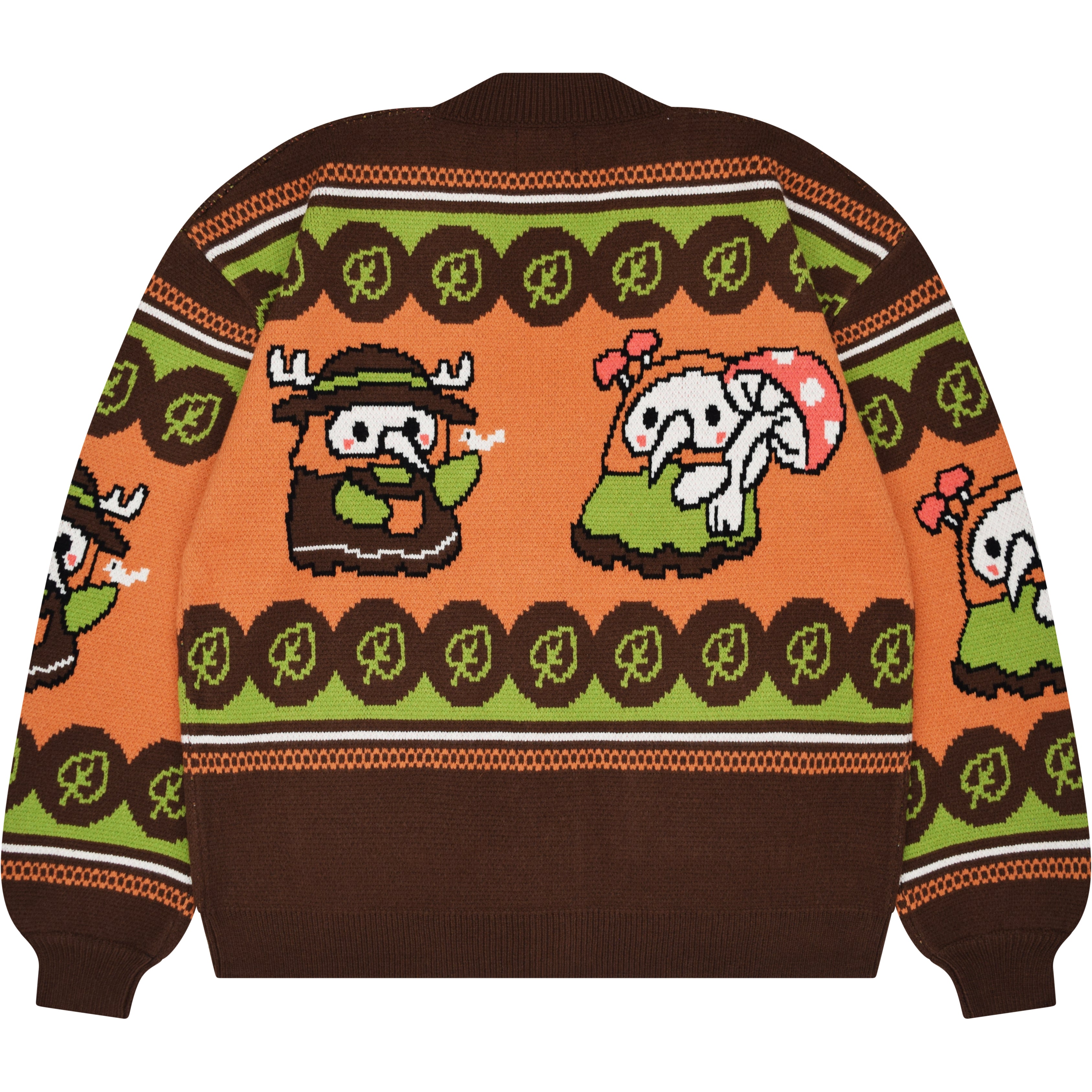 Unisex Squishable Foraging Plague Doctor Ugly Cardigan Sweater