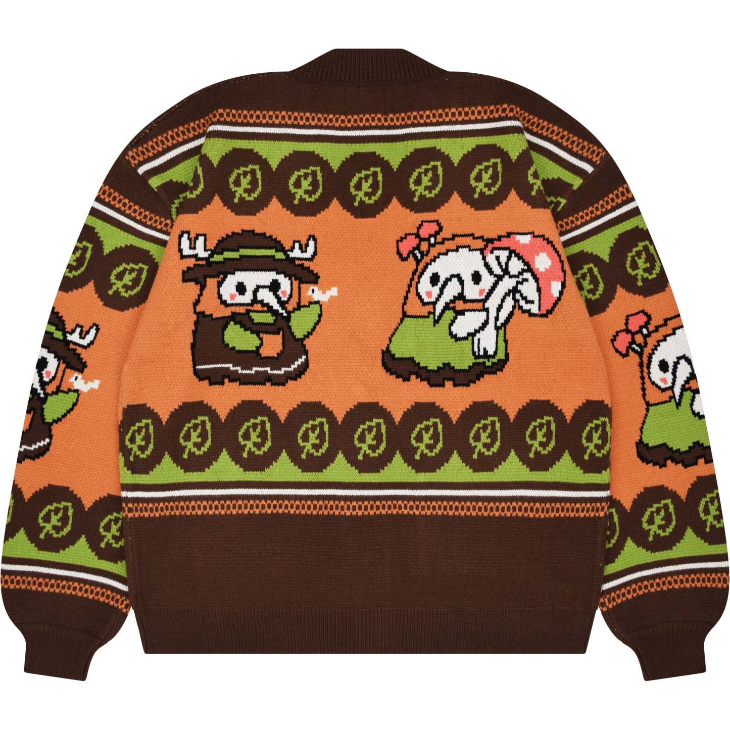 Unisex Squishable Foraging Plague Doctor Ugly Cardigan Sweater