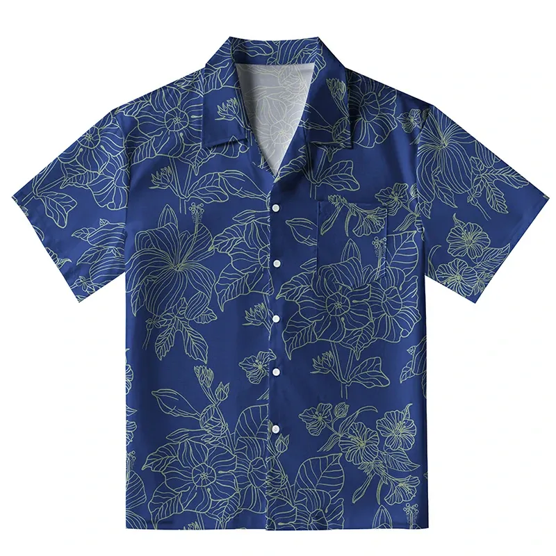 Tokyo-Tiger The Artistic Beauty Of Flowers Aloha Hawaiian Shirt