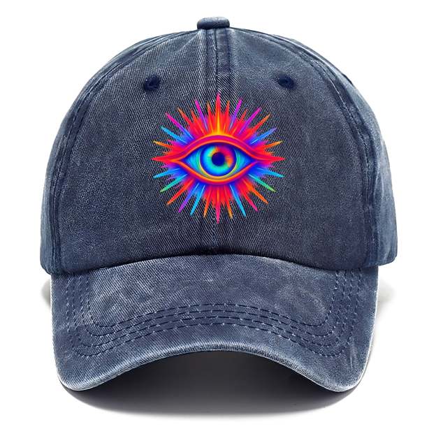 Rainbow Third Eye - Prismatic eye radiat Classic Cap