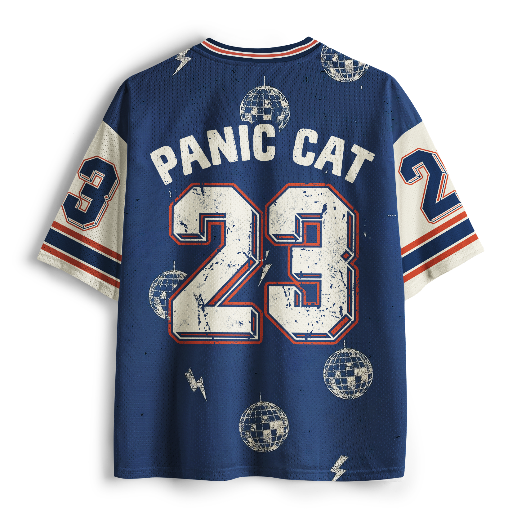 "Much Panic"Retro Jersey Shirts