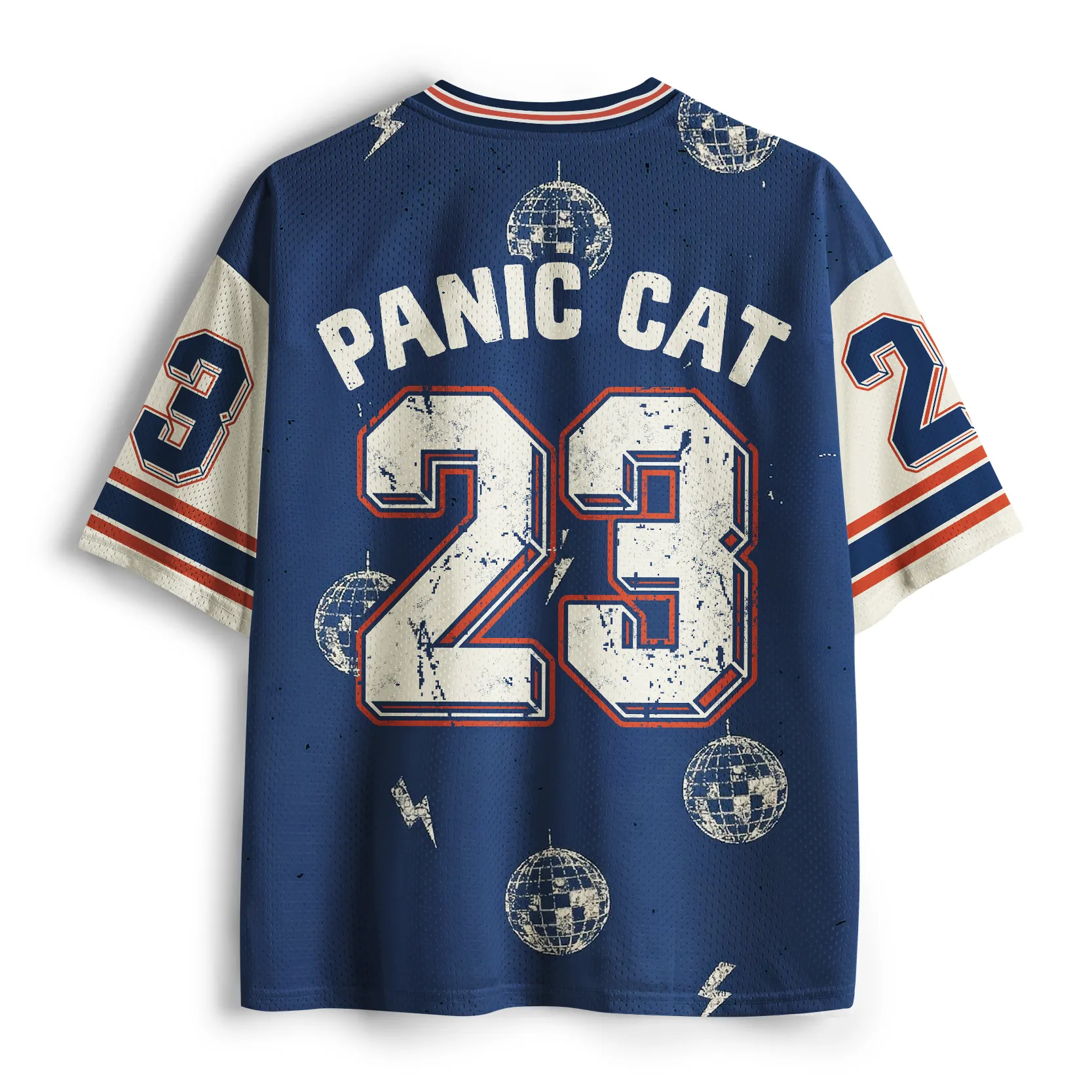 "Much Panic"Retro Jersey Shirts