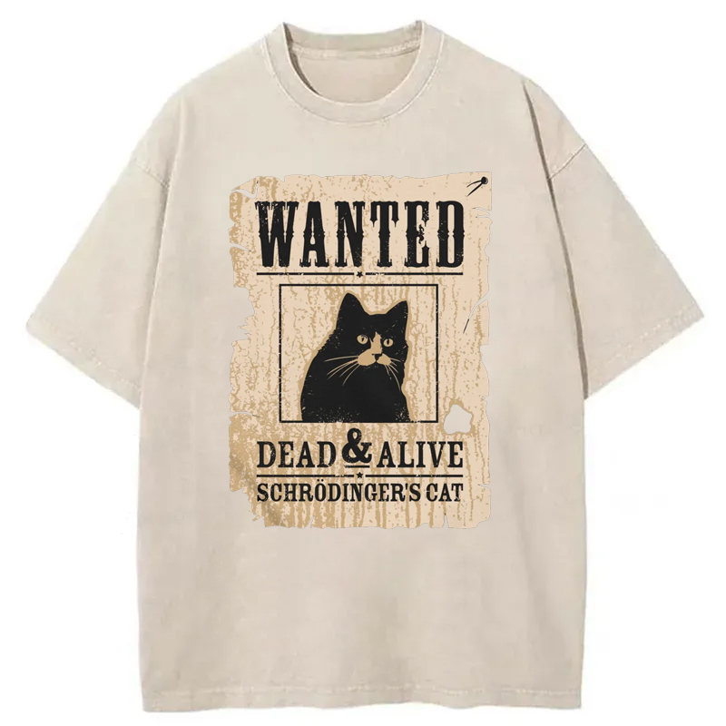 Wanted Dead And Alive Washed T-Shirt
