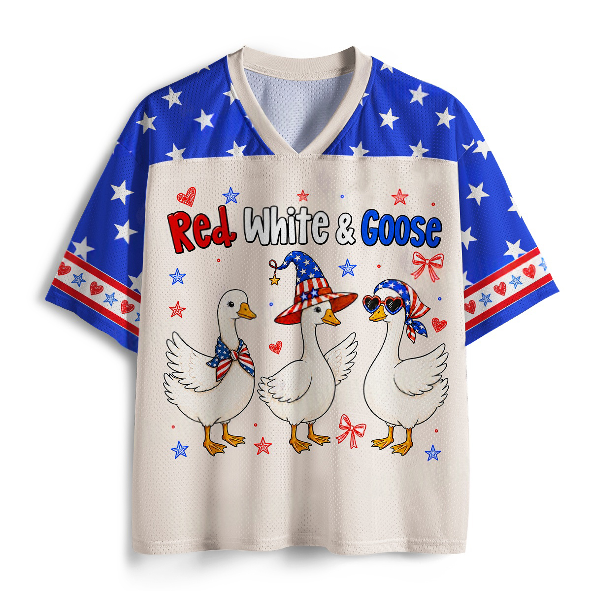Red White & Goose 1776 Jersey Shirts