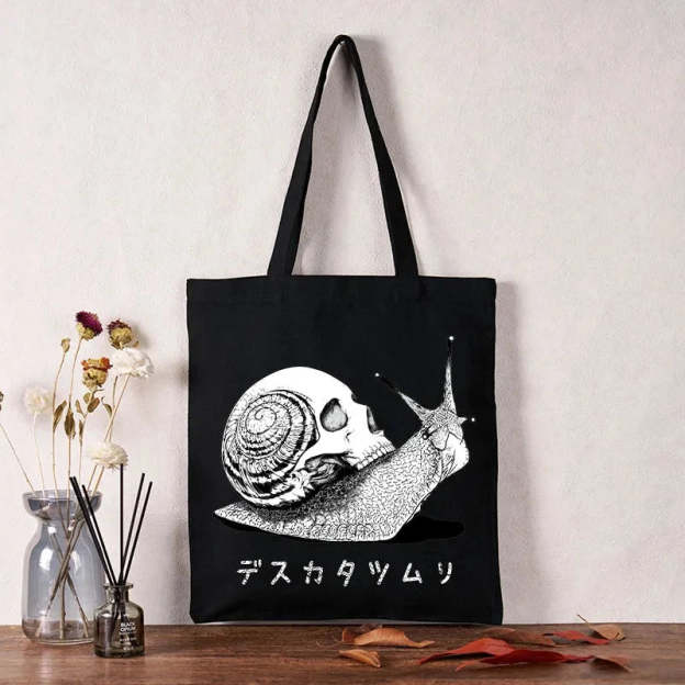  Death Snail Manga Tote Bag