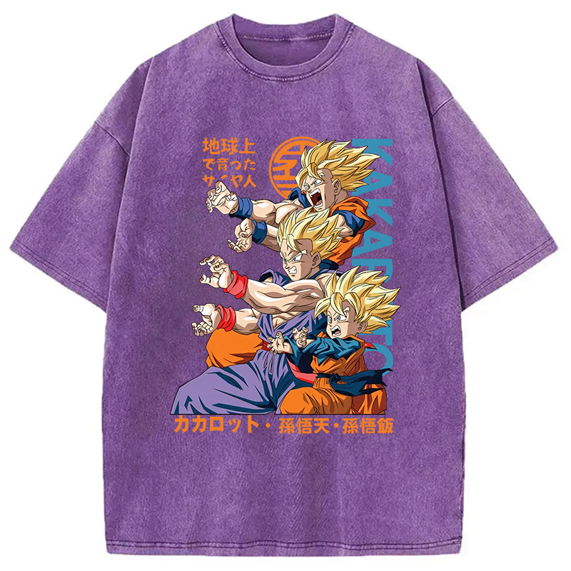 Goku Vintage Japanese Washed T-Shirt