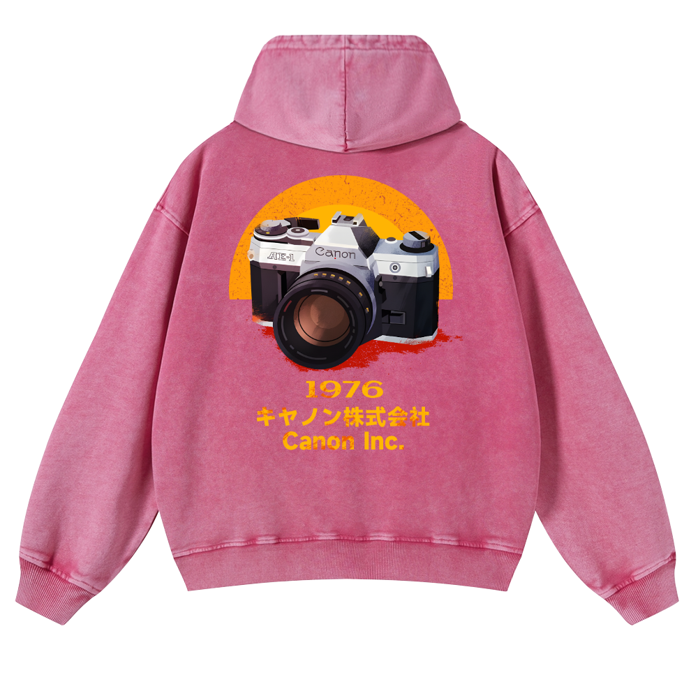Canon Vintage Washed Cotton Back Art Hoodie