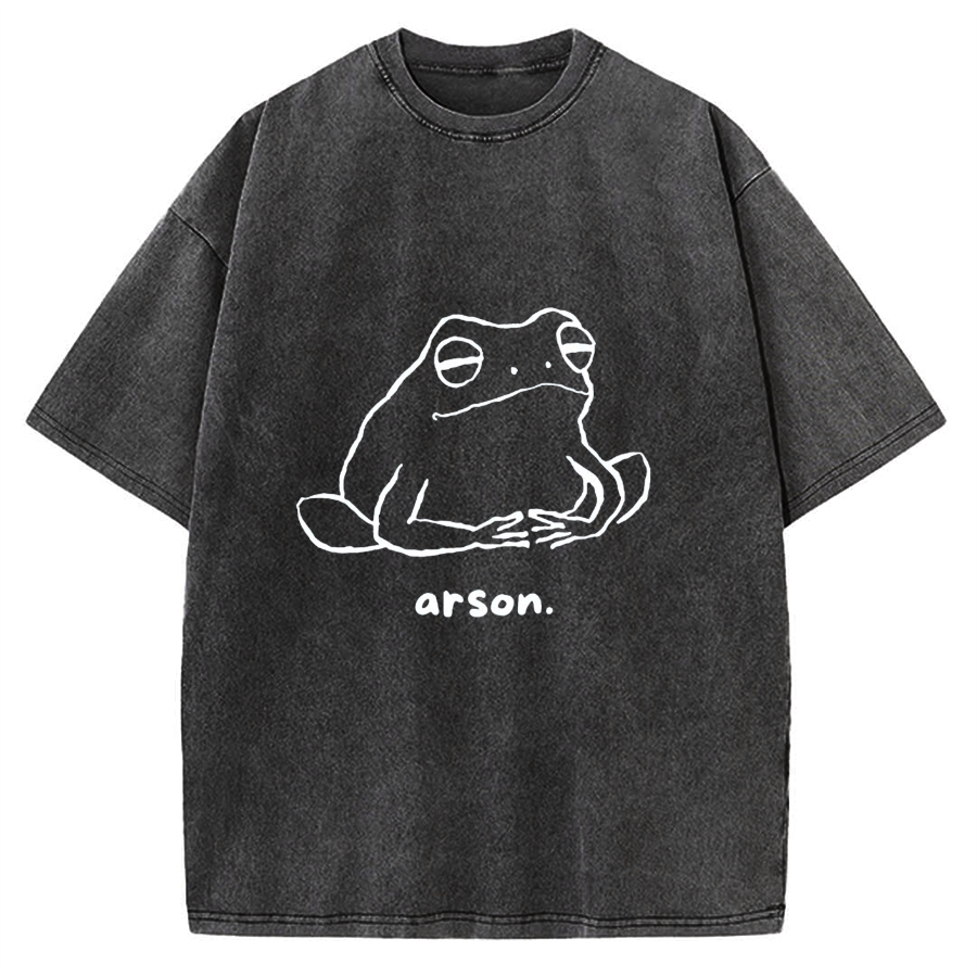 Arson Frog Vintage Washed T-shirt
